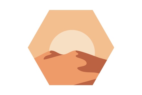 Landschap - Hexagon