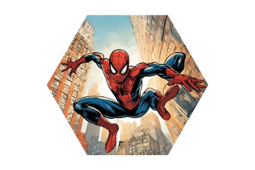 Spiderman - Hexagon 