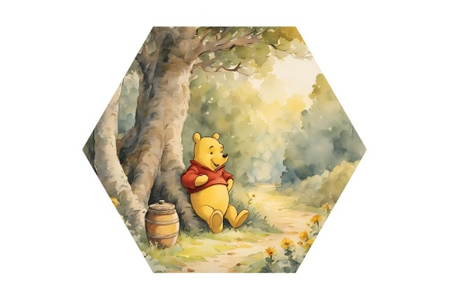 Winnie the pooh - Hexagon 