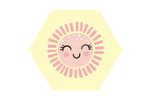 Happy sun - Hexagon
