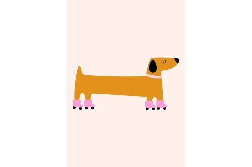 Skater dog - Poster 