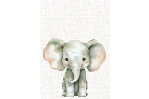 Olifant vriendje - Poster 