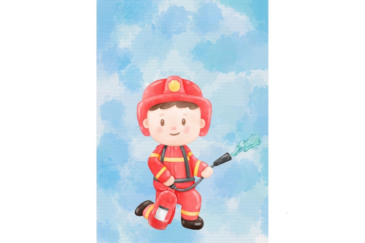Brandweerman - Poster 