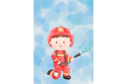 Brandweerman - Poster 