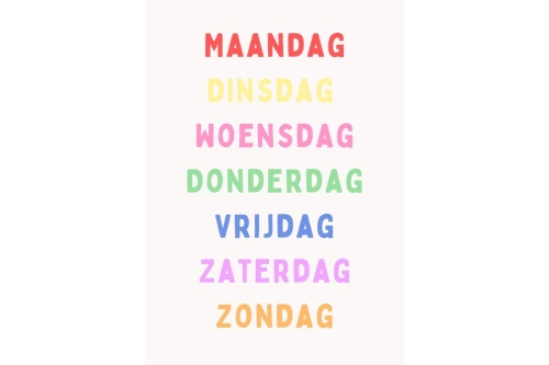 Dag voor dag - Poster 
