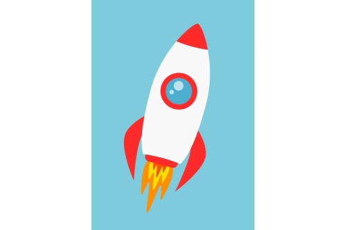 Raketvlucht - poster
