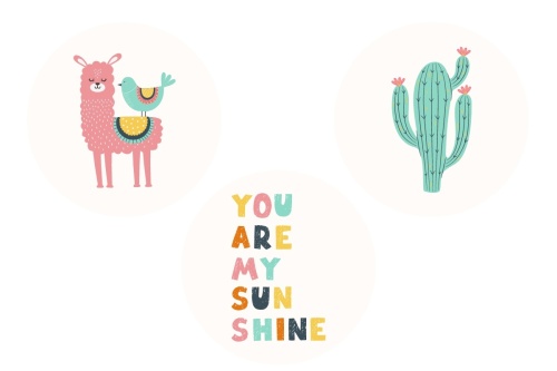 Sunshine set - Muurcirkel