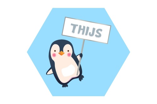 Pinguïn eigen naam - Hexagon